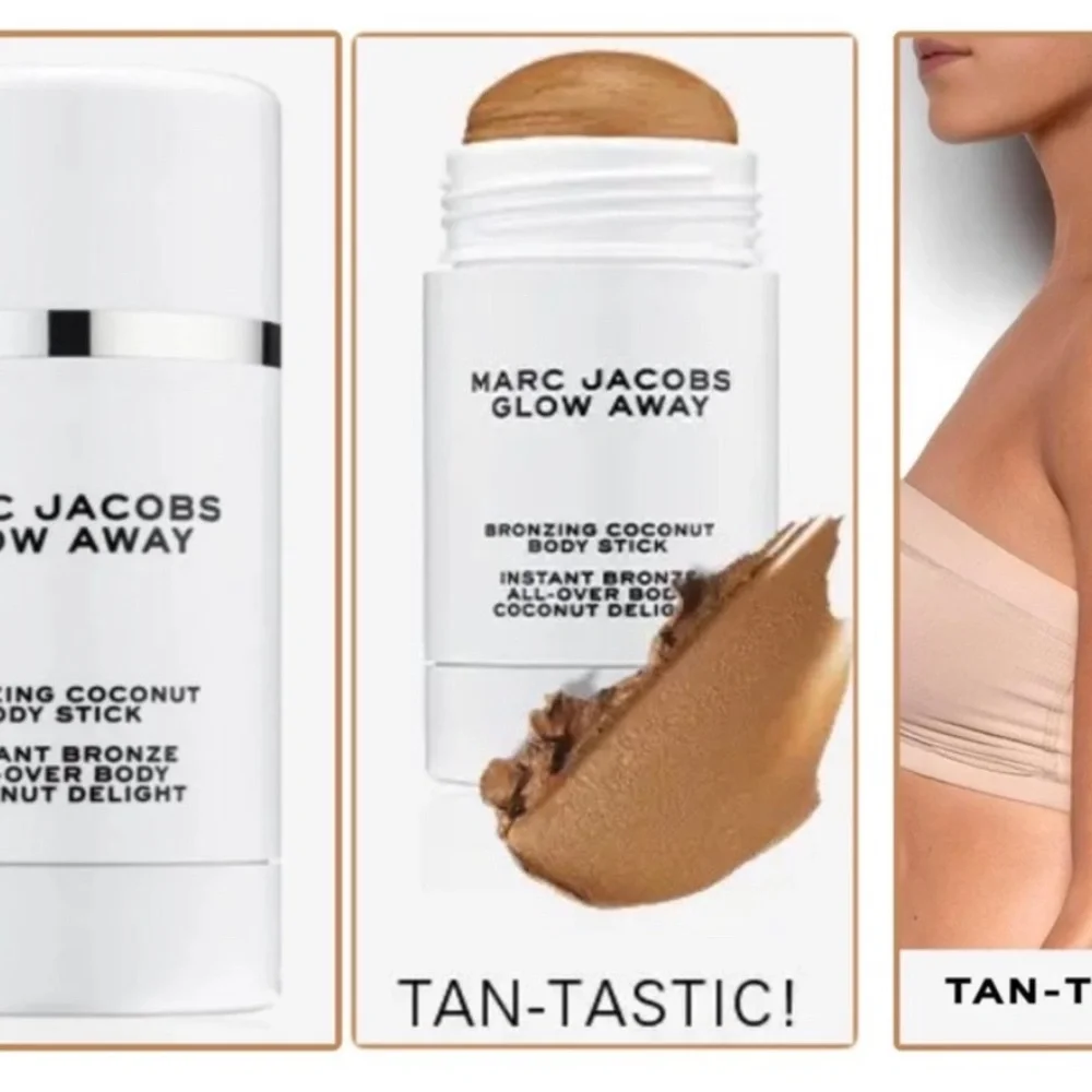 NIB Marc Jacobs Glow Away Bronzing Coconut Body Stick 1.07 oz